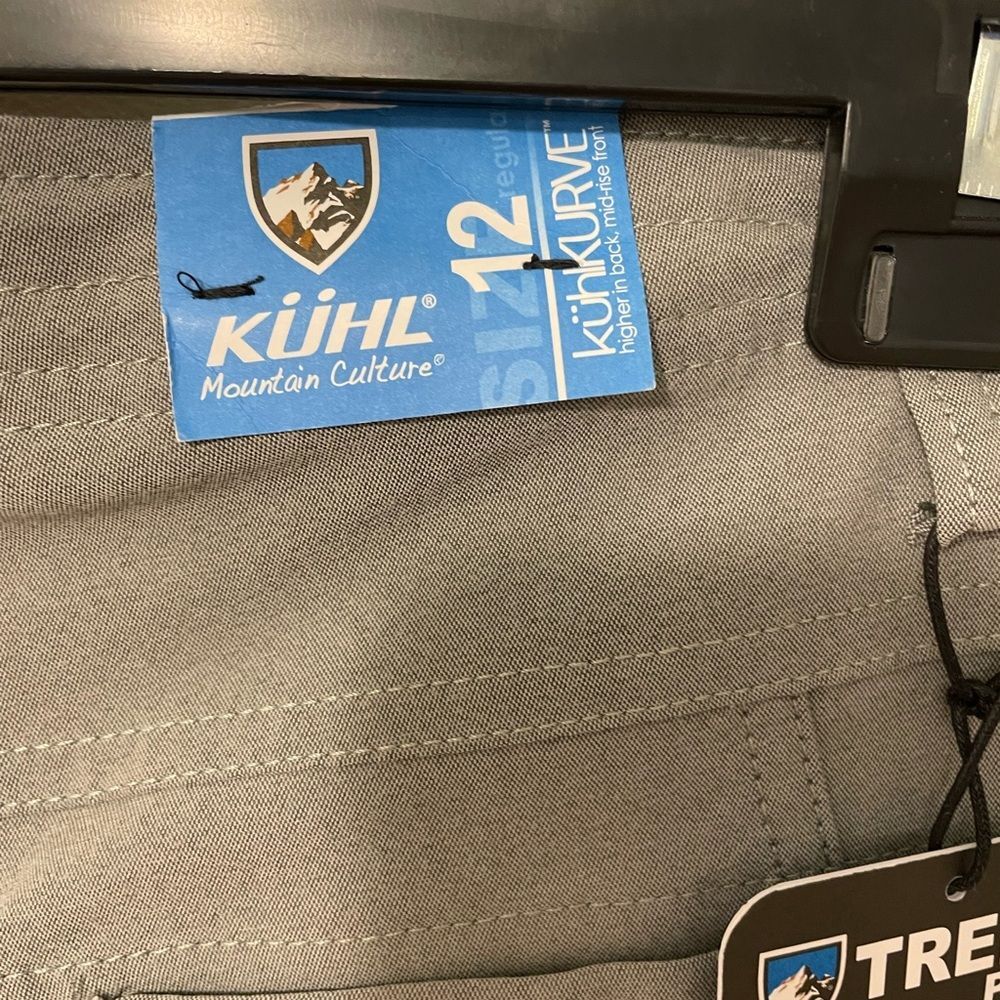 New Kuhl midrise straight fit womens Trekr performance stretch hiking pant sz 12 - Picture 9 of 14